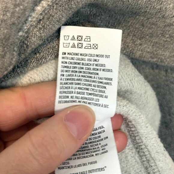 Tailgate Iowa Hawkeyes Quarter Zip Gray Sweatshirt Size XS - Picture 6 of 11